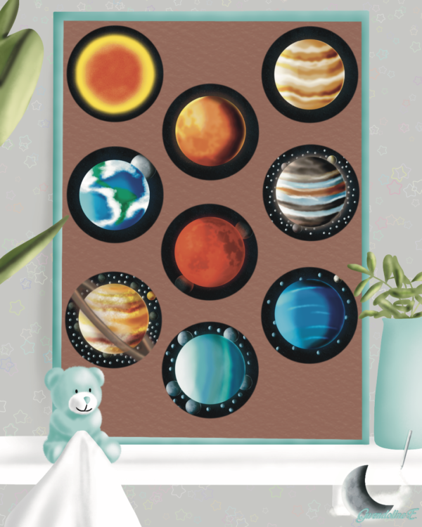 Badges planètes
