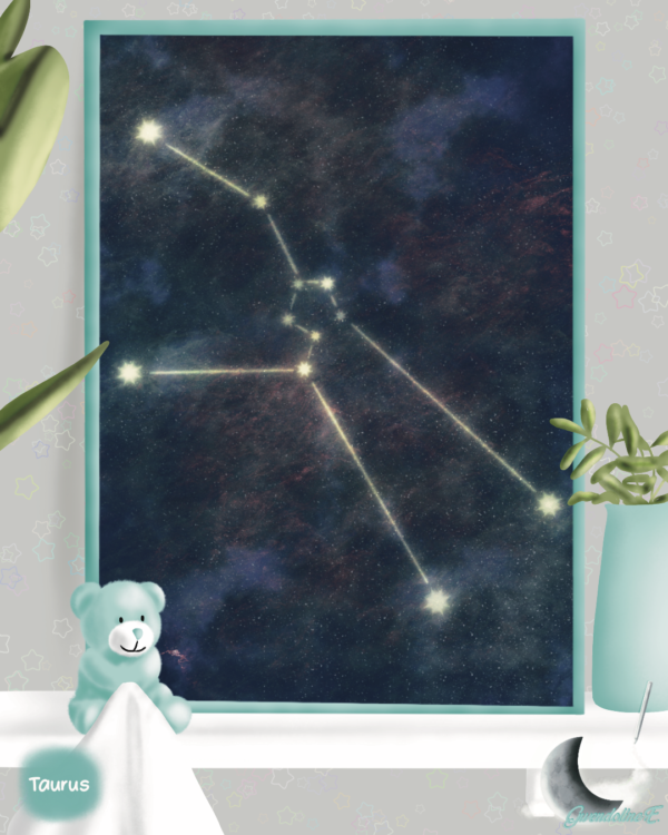 Affiches Constellations zodiacales Taurus